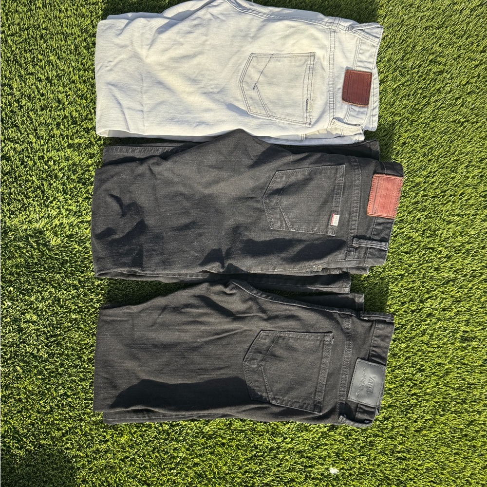 Vans skate boarding Jeans Black and gray Jeans lot